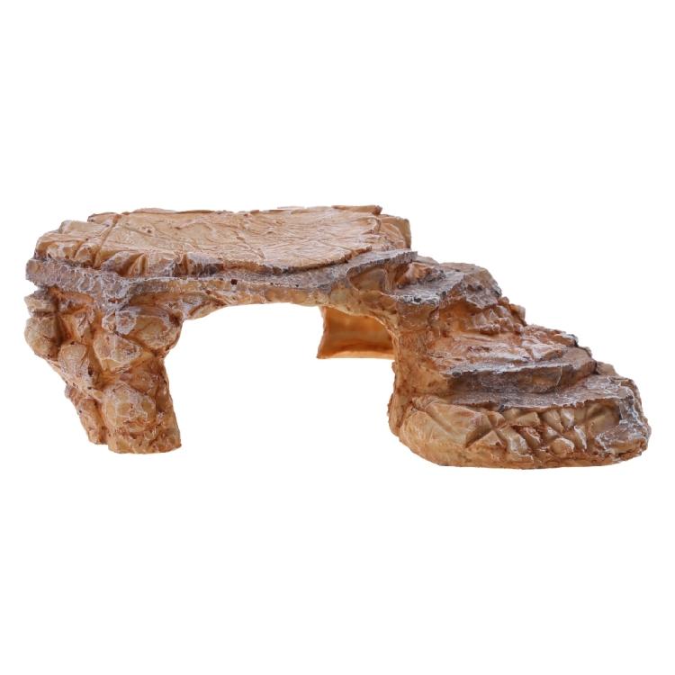 Creative Resin Hideout Cave for Reptiles Perfect for Turtles Snakes and Frogs Enhances Terrarium Environments