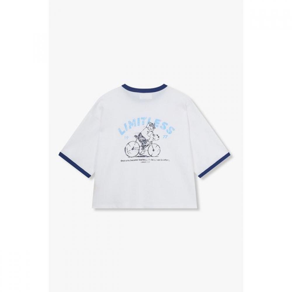 STUDIO TOMBOY Double Sided PrinT Ringer T shirT 9176222995ar