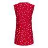 Fashion Womens Loose Sexy Summer Sleeveless Printed Round Neck  Dress