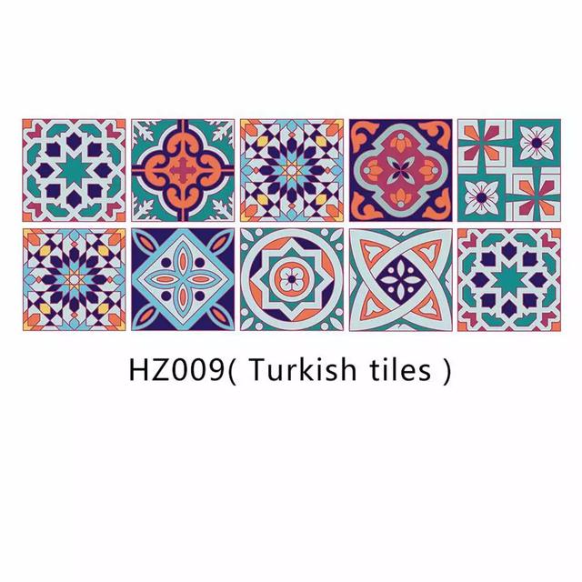 10-Sheet Peel and Stick Self Adhesive Removable Wallpaper Stick On Kitchen Backsplash Bathroom 3D Wall Sticker Tiles