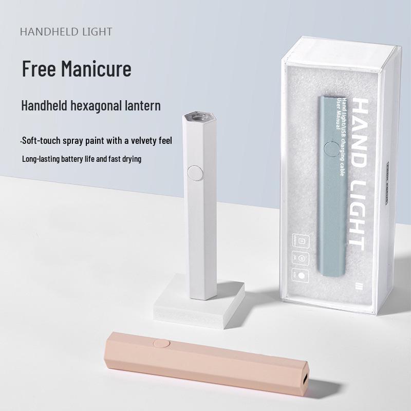 

Portable Mini Nail Curing Lamp: Rechargeable Handheld Gel Light