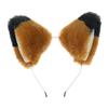 Diadema Lolita con Orecchie di Gatto e Volpe in Peluche - Fascia Cosplay Fatta a Mano