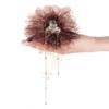 Tassel Shark Clip Peony Flower Hair Clip Temperament Flower Hairgrips  Women