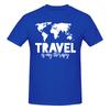 Piece Around The World Graphic  Cotton TShirt All I Need is Travel Tees Tops For Unisex