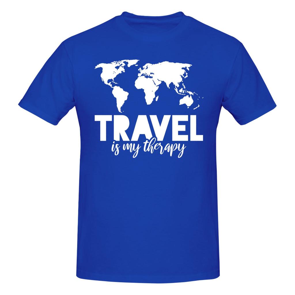Piece Around The World Graphic  Cotton TShirt All I Need is Travel Tees Tops For Unisex