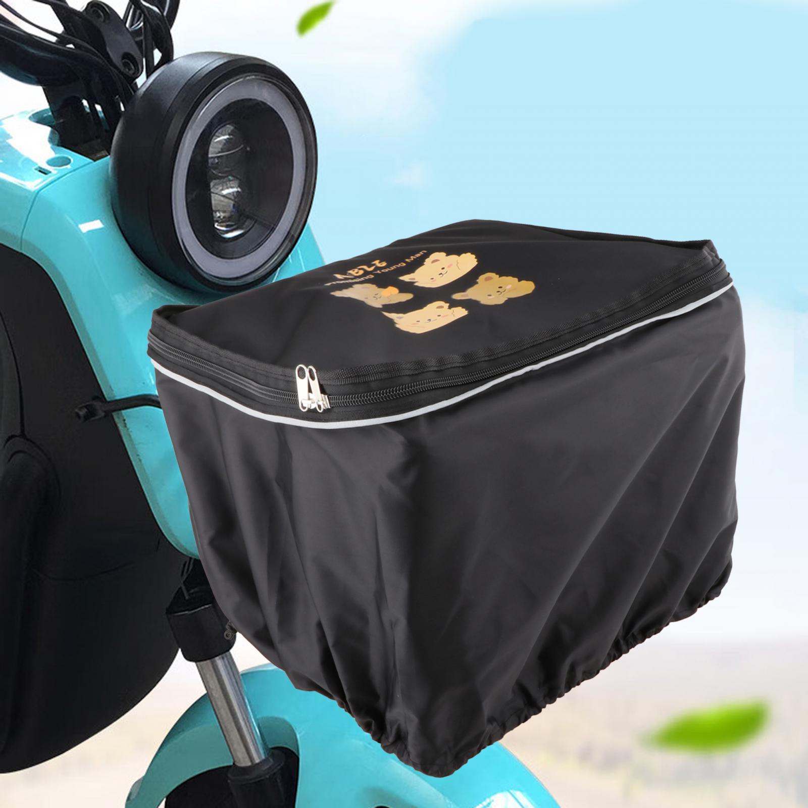Bike Basket Cover Accessories Rainproof for Most Bike Protector for Electric Bikes Tricycles Adult Bikes Men Mountain Bikes