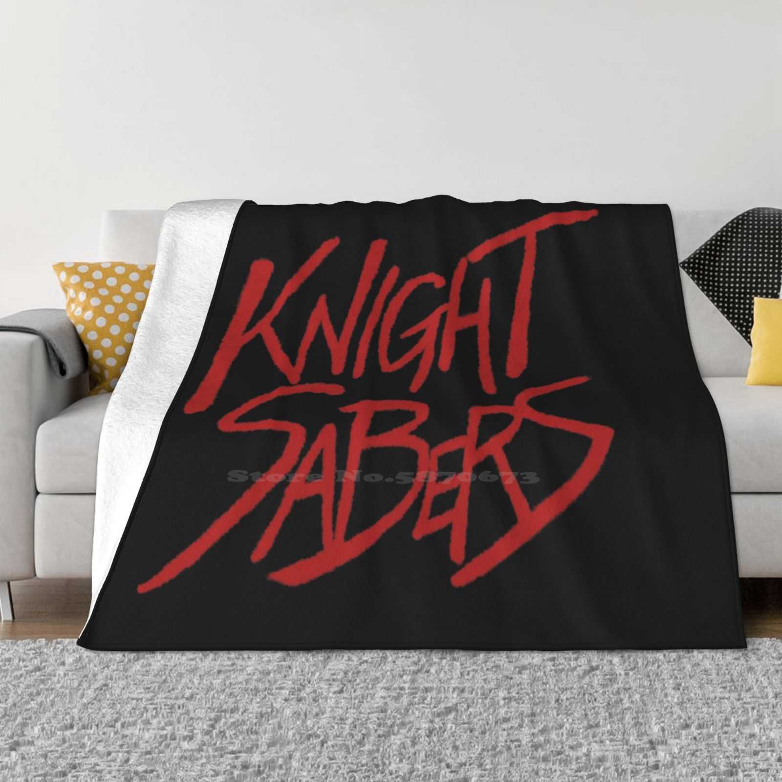 Логотип Knight Sabers Модное Мягкое Теплое Фланелевое Одеяло Bubblegum Crisis Tokyo 2040 Knight Sabers Аниме 30x40in