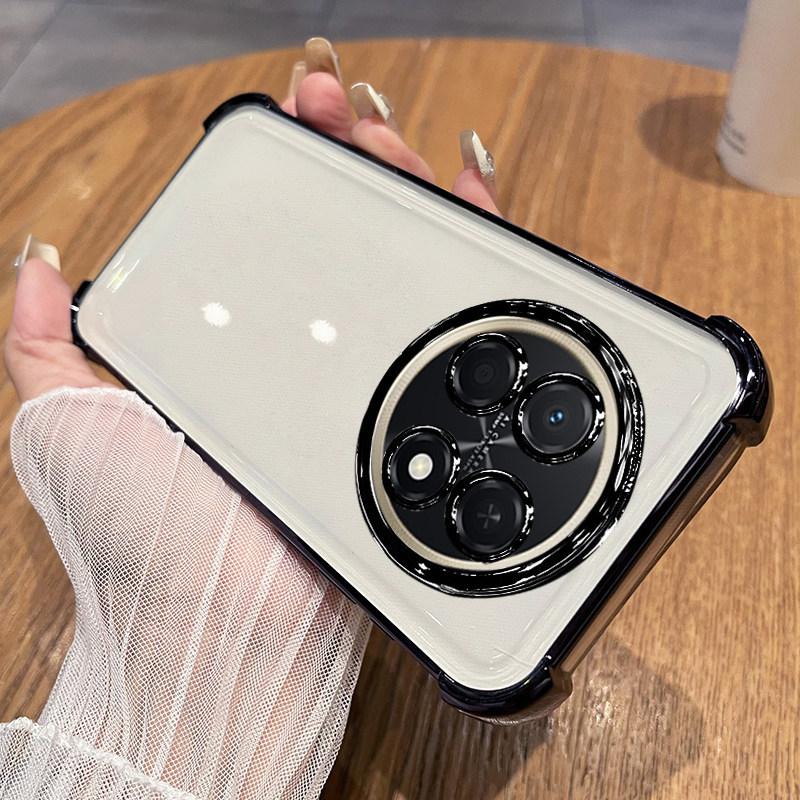 Applicable To Huawei Enjoy 11promax Mobile Phone Case Nova11Max Protective Case Bracket Lens All-inclusive Transparent