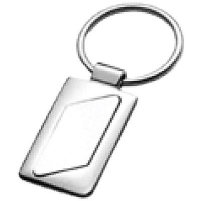 Lifefx Lifefx Rectangular Metal Keyring