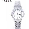 Seiko Alba Women's Quartz Watch Stainless Steel Analog 5 ATM Water Resistant White Dial Silver Case