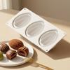 New 3-Cell Almond Design Silicone Chocolate Mold French Mousse Cake Mould Dessert Baking Tools Kitchen Silicone Bakeware