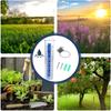 Portable Rain Meter Transparent Fence Mounting Bracket Replacement Tube Rain Measuring Tool  Farm