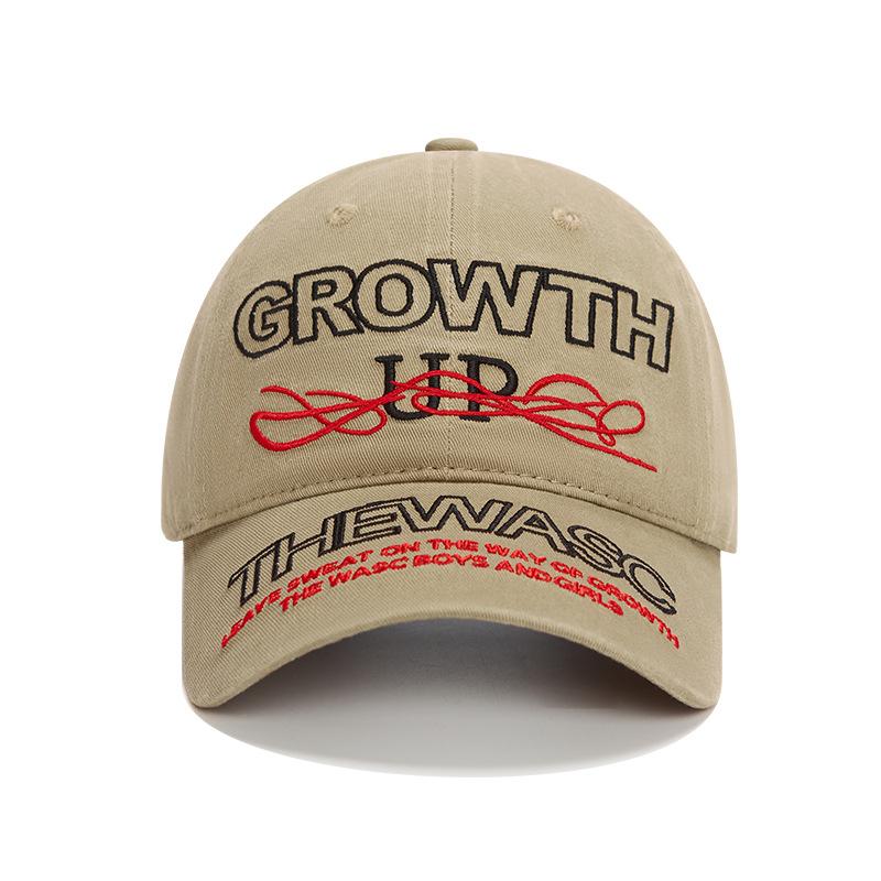 

Big head circumference deep top baseball cap New versatile fresh embroidered letter casual cap Light and thin men s and women s hats Adjustable