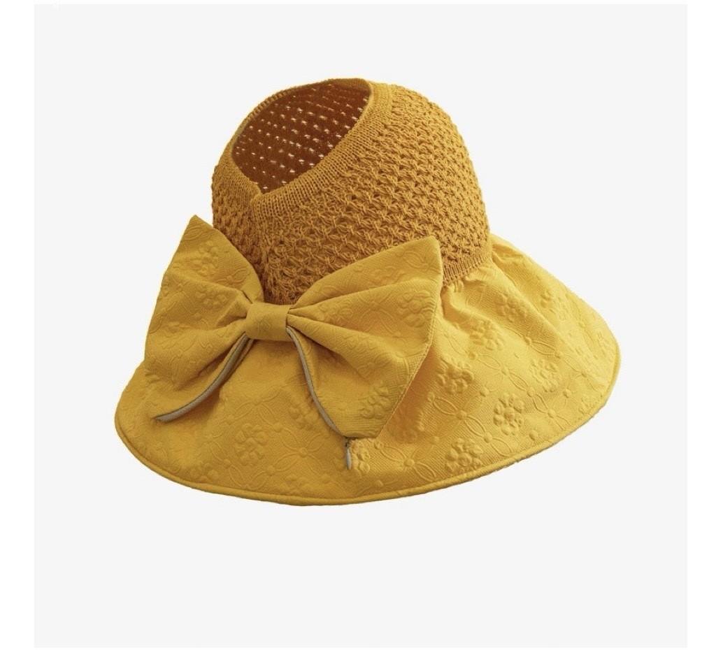 Summer Sun Protection Hat With Large Brim Foldable Wide Brim Cotton Sun Hat For Outdoor Activities