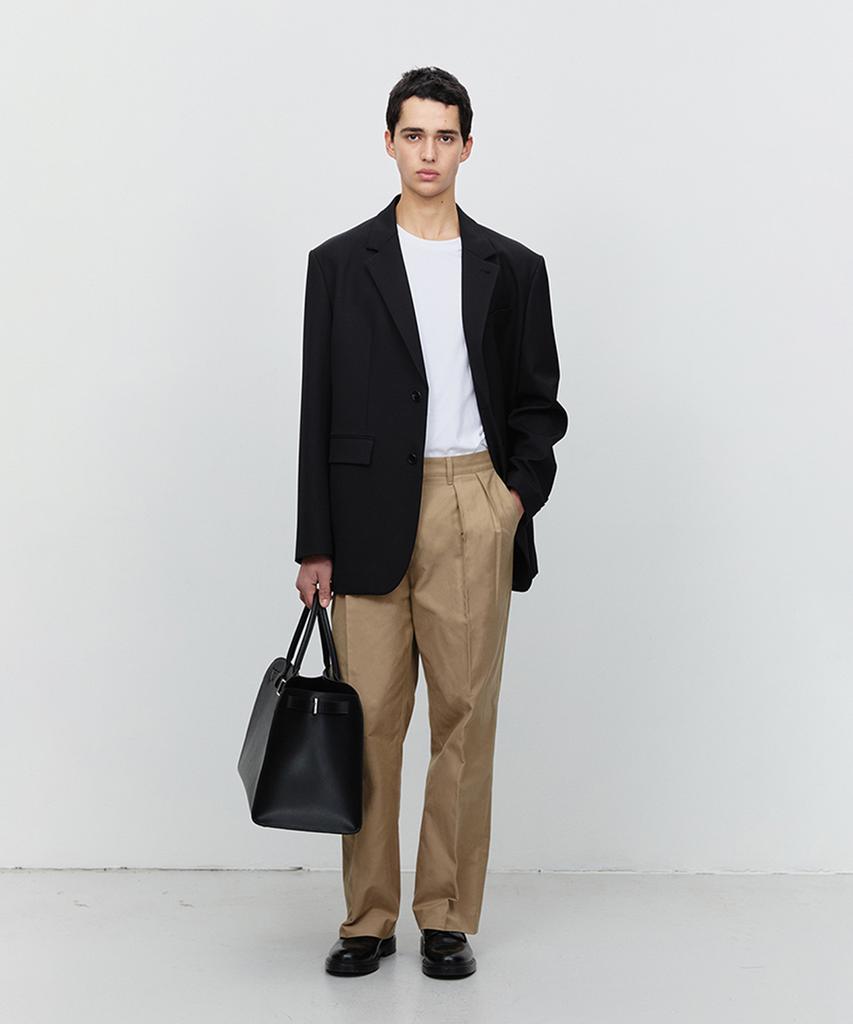 Deonseuteupomaen Wide Chino Slacks_Udpa5A304_Beige