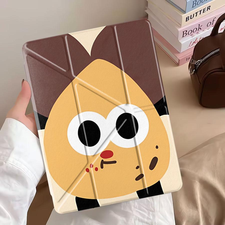 Cartoon Expression Tablet Case For iPad Pro 2025 Pro 11th 10th 9th 8th 7th 12.9inch Mini 6 7 Air 4 5 M3 M2 1 2 M4 11inch Holder