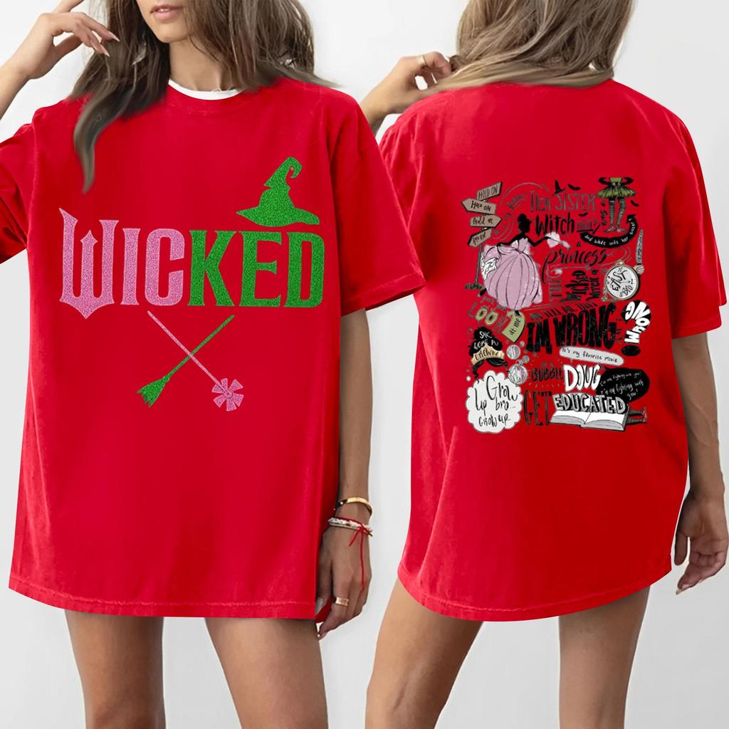 Women's Casual Fashion Round Neck Printed Short Sleeve T-Shirt Top