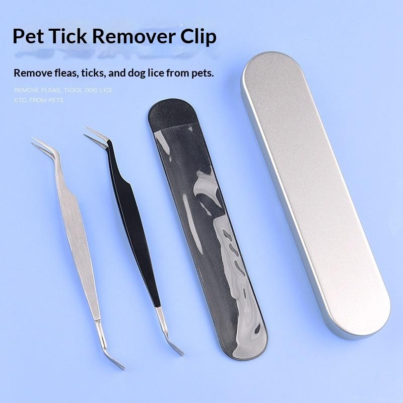 Ergonomic 2 In 1 Tick Remover Tool for Stress-Free Tick Removal on Humans and Furry Friends