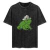 Cowboy Frog Tshirt Soft Basic Cotton Short Sleeve Tee