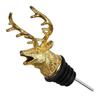 Zinc Alloy Deer Head Red Wine Aerator Pourer Spout Wine Bottle Stopper Tool