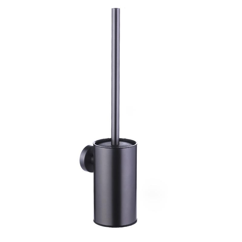 304 Stainless Steel Bathroom Toilet Brush Set - Floor & Wall Mounted