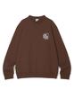 Partimento Ptm Circle Logo Sweatshirt Brown