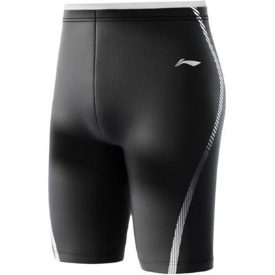Li-Ning Schnelltrocknende Atmungsaktive Langlebige Badeshorts Herren Bademode Schwarz ASLU045-1
