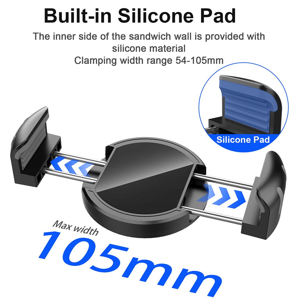 Universal Magnetic Phone Clamp for MagSafe Magnet Cellphone Car Mount for Gym Treadmill Motorcycle