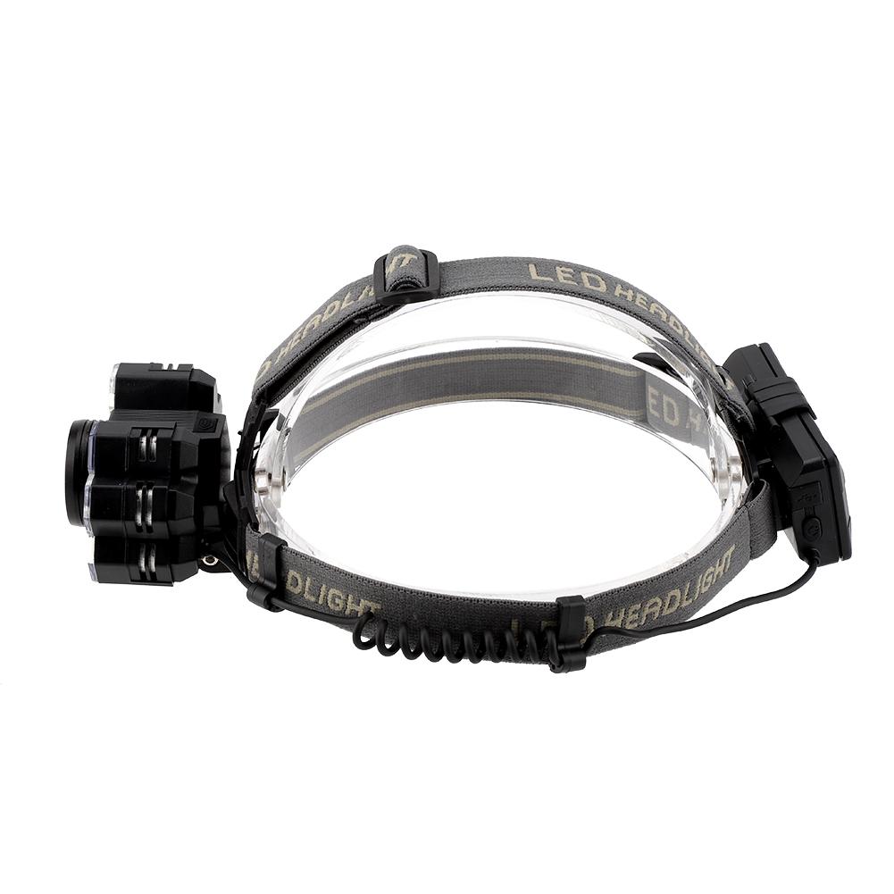 USB Rechargeable 7LED High Bright Headlight Head Torch Lamp for Outdoor Camping Fishing