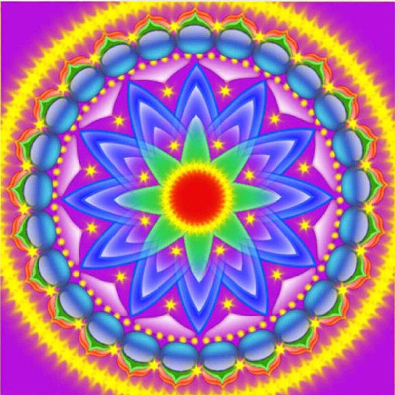5D Diamond Painting Mandala Flowers Modern Pattern DIY Full Round Drill Cross Stitch Diamond Embroidery Home Decor Gift