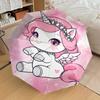 1pc Unicorn Princess Pattern Umbrella Design Automatic Opening and Closing Umbrella, High-quality Travel Umbrella,  C1128181