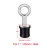 Stainless Steel Drain Plug Adjustable Snap Tight Style Rubber Drain Plugs For Dinghy Kayak Canoes Speedboats Marine Accessories