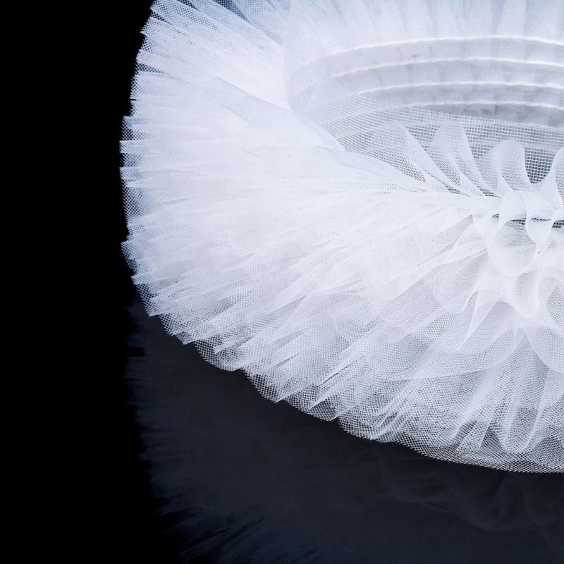 Women Mesh Layering Ruffle False Collar Ties Up Chokers Renaissances Small Neck Ruff Collar Shawl for Halloween Costume