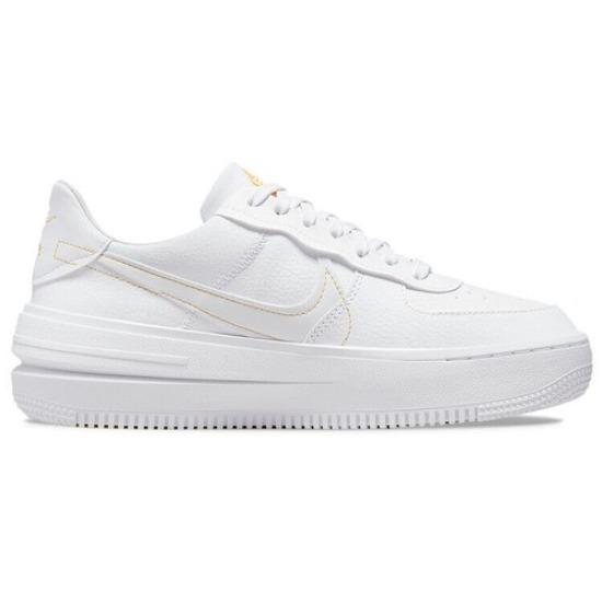 Nike Air Force 1 PLT.AF.ORM Low White Yellow Ochre W - DJ9946-102
