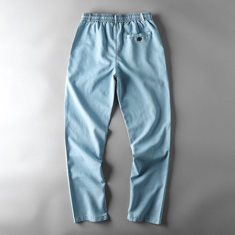 Foreign Trade Cut Label Tencel Summer Export Original Men's Pants