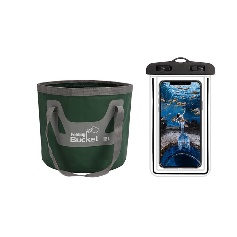 Portable Folding Waterproof Travel Fishing Bucket Bag