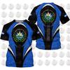 El Salvador Vlag Voetbalshirt T-shirts Zomer Sport Sneldrogend Ronde Hals Trendy Casual Voetbalshirt 3D Geprint Herenkleding