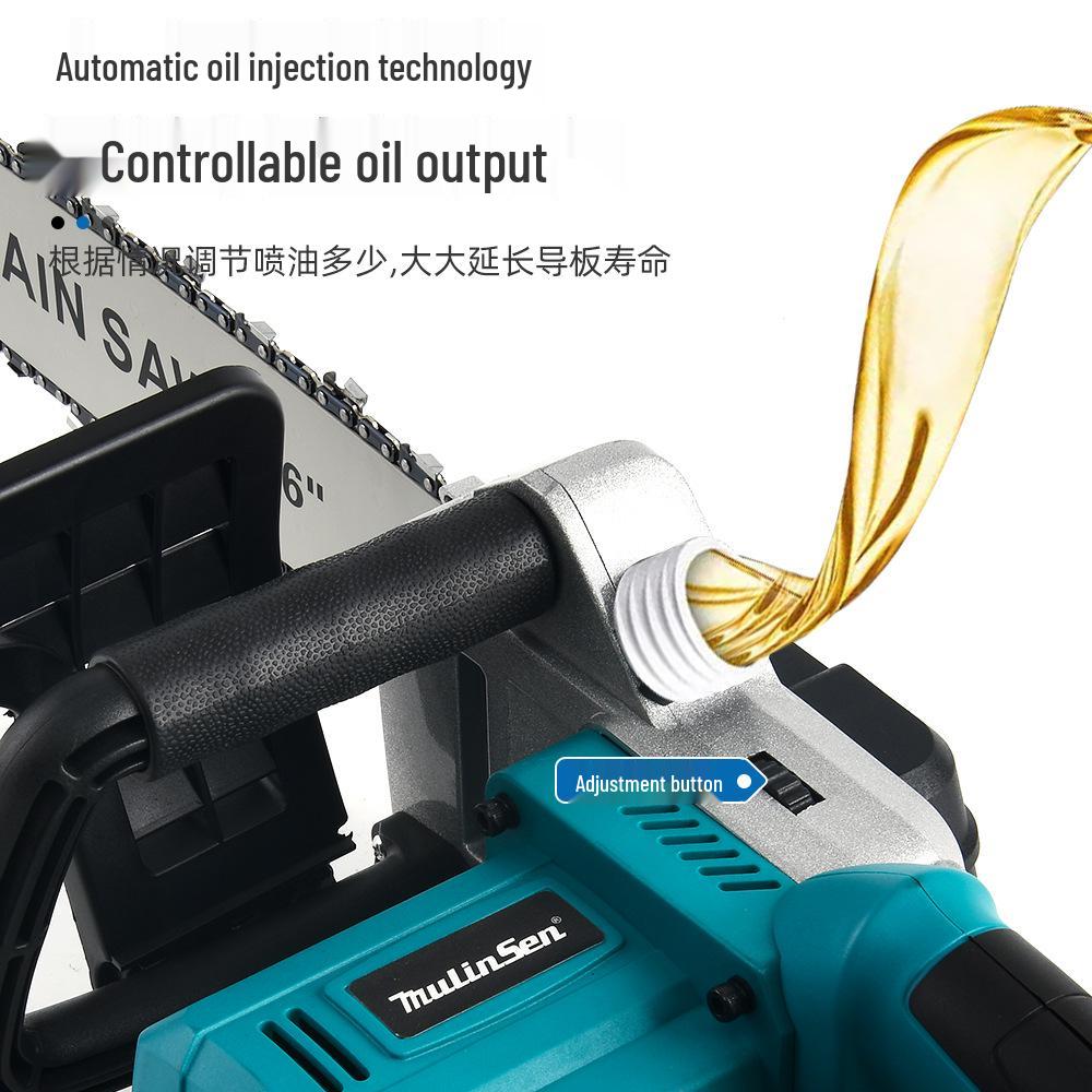 Electric Chainsaw, 16/18-inch, 42V Dual Battery, High Power Brushless Lithium Logging Saw