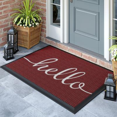 Entry Door Floor Mat Household Door Elastic Door Mat Dirt-Resistant And Non-Slip Stepping Foot Mat Indoor Door Carpet Mat