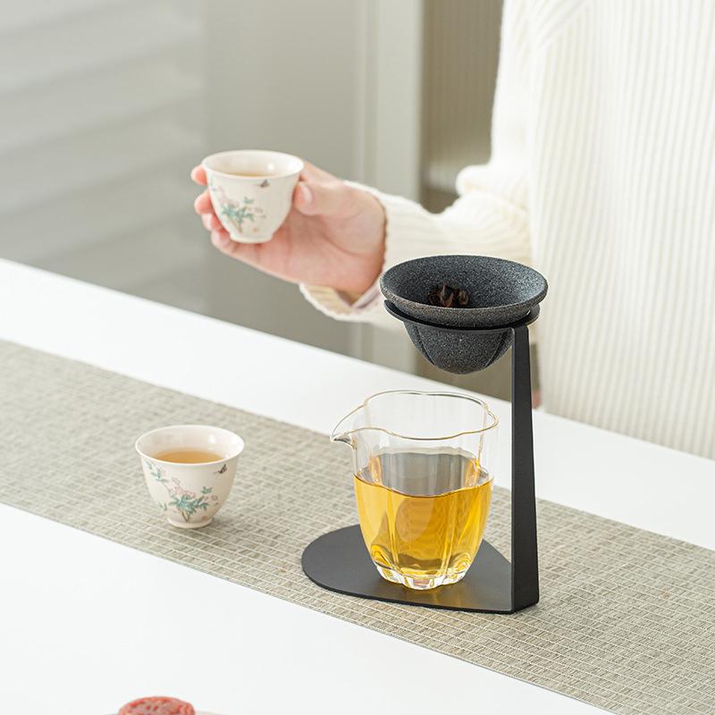 Keramiksteinmaterial Einteiliger Gebrannter Porenloser Teefilter - Sieb für losen Tee - Präzisionskaffeefilter