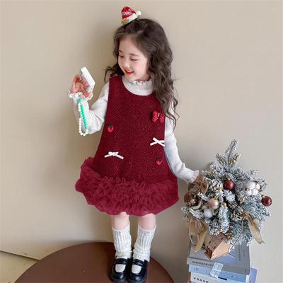 Herfst & Winter Prinsessenjurk Set voor Baby Meisjes - 1e Verjaardagsoutfit