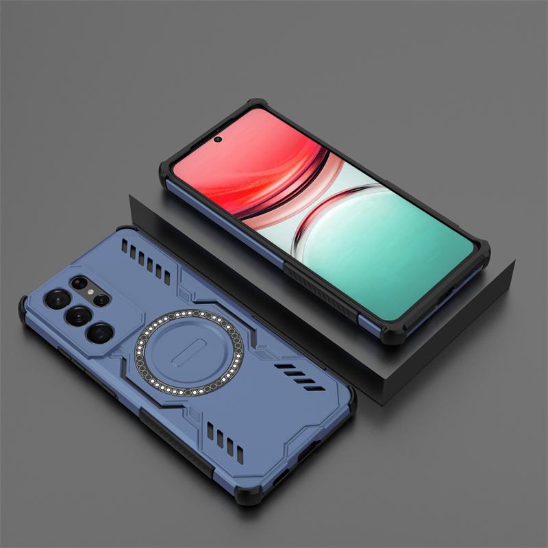 For Samsung Galaxy S21 Ultra Case Samsung S21 Ultra 5G Magnetic Adsorption Wireless Charge Back Cover For Samsung S21 Ultra Case
