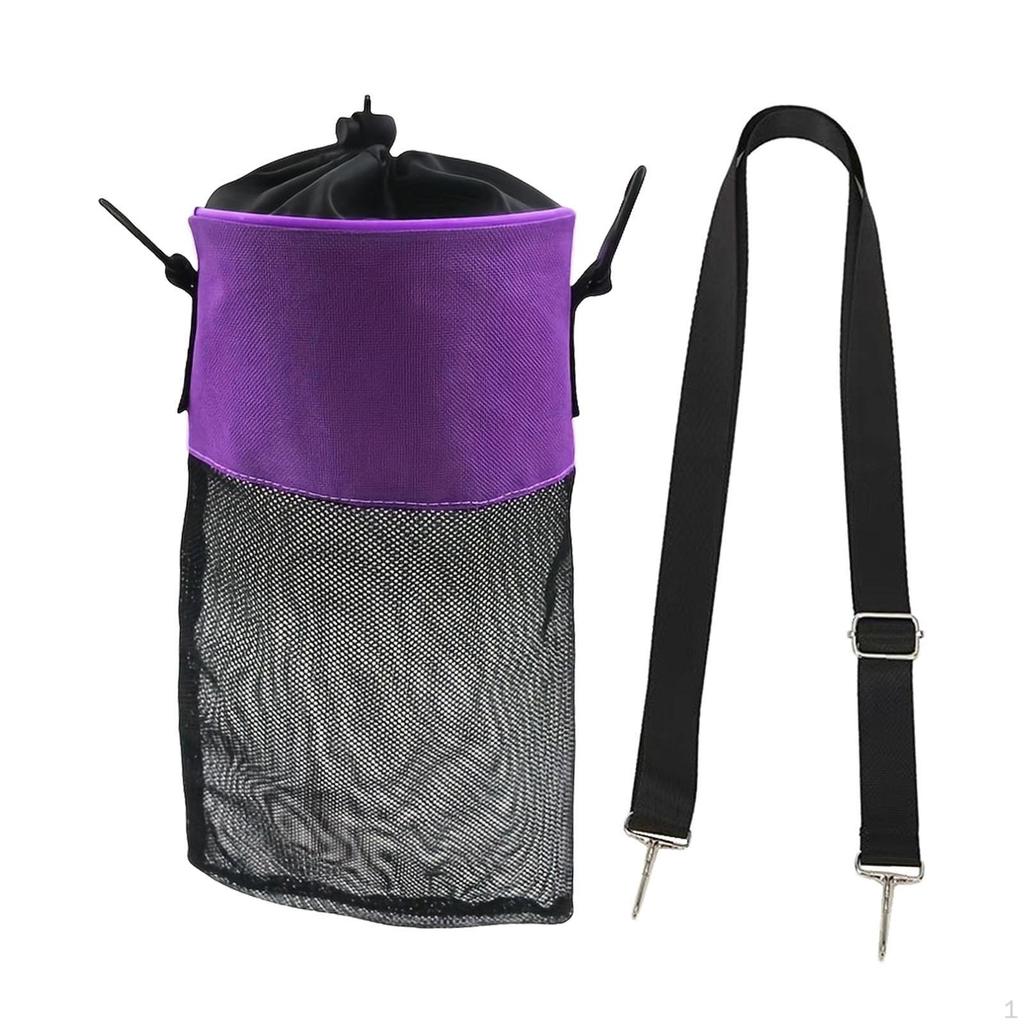Clothes Peg Bag Mesh Organizer Storage with Hooks And Drawstring Made of Breathable Oxford for ,
