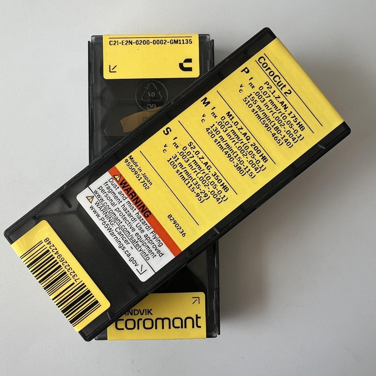 

SANDVIK / C2I-E2N-0200-0002-GM 1135 / Original Swedish hard alloy blade 5 Pcs