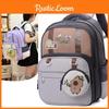 Boys Girls School Backpack With Cartoon Capybara Printed For Kids