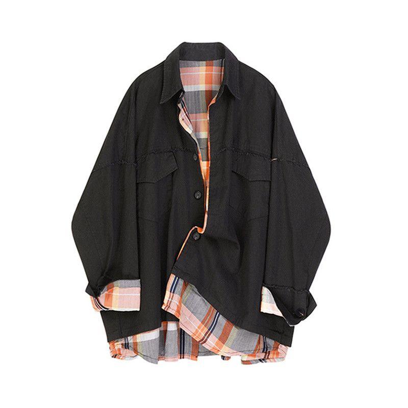 

110.00кг Amazon Клетчатая Стежка Оверсайз Женская Одежда Apricot Plus size XL