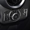 Carbon FIber Car Headlight Switch Button Panel Sticker For Alfa Romeo Giulia 2015 2016 For Stelvio 2017-2024 Interior Accessory