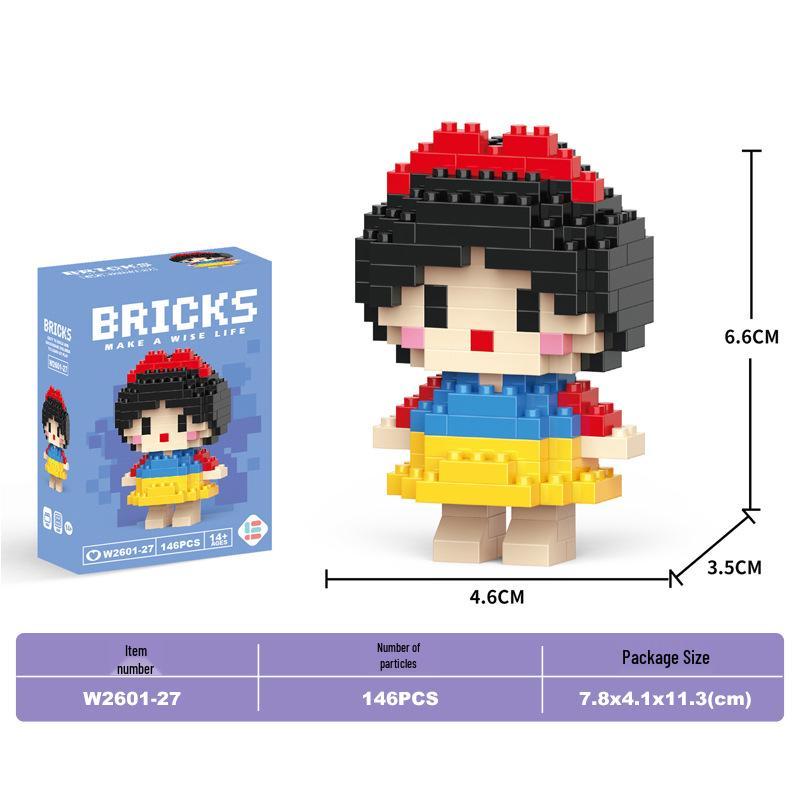 Santa Claus Micro Bricks Educational Toy - Compatible with LEGO, Building Blocks for Kids