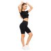 Women's Shorts Moraj Polyamide Push-Up High Waist Black Fitness Shorts