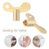 Brass Outdoor Solid Water Tap Bleeding Key Venting Air Valve Radiator Plumbing Bleed Faucet Key